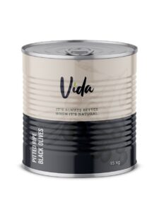 pitted ripe black olive