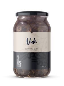 sliced black olive